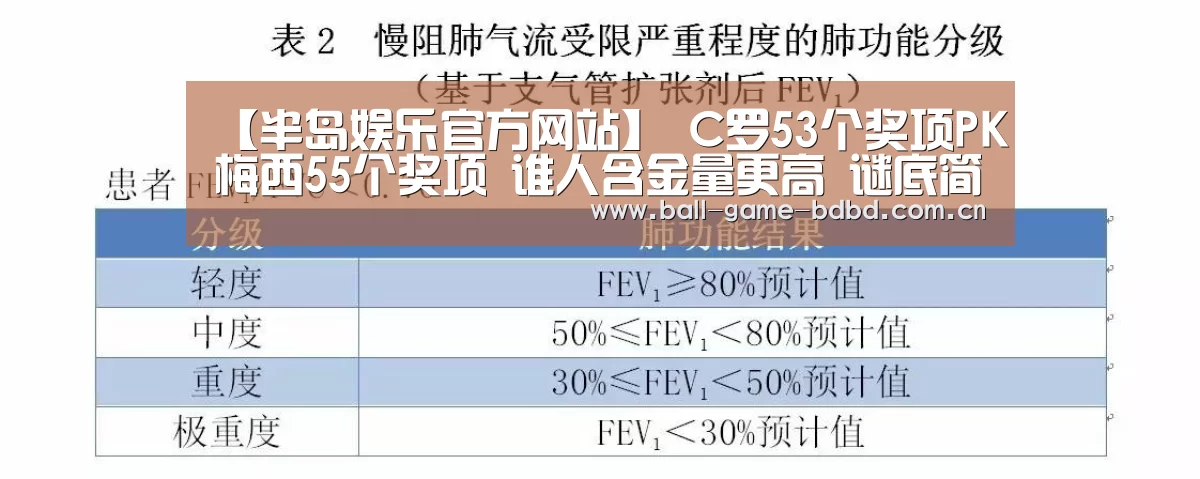 【半岛娱乐官方网站】
C罗53个奖项PK梅西55个奖项 谁人含金量更高 谜底简而易见(图4) 半岛娱乐官方网站